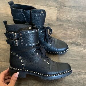 Sam Edelman combat boots
